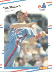 1988 Fleer Baseball Cards      198     Tim Wallach